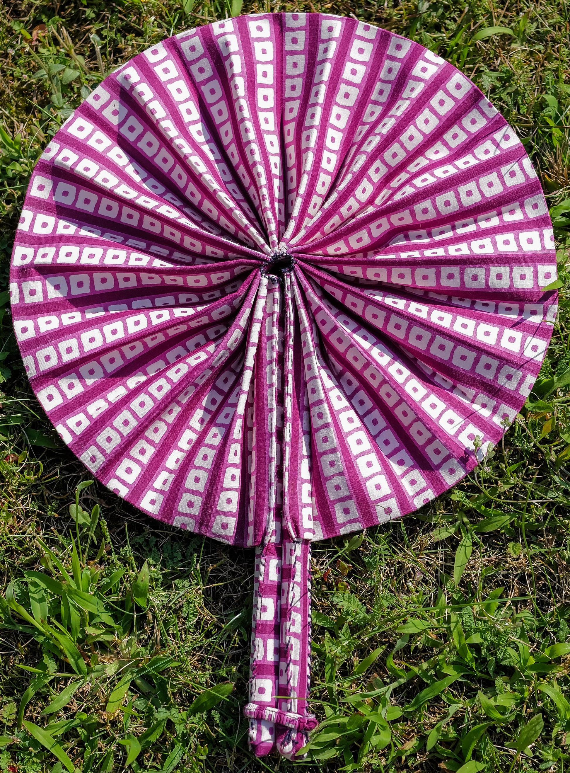 Rundfächer Pink Konfetti